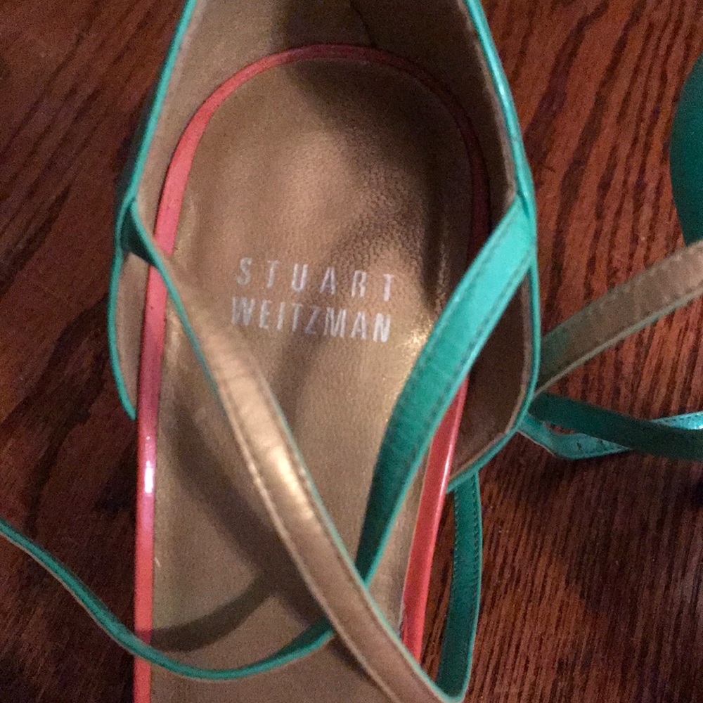 Multi Colored Stuart Weitzman Heels - image 2